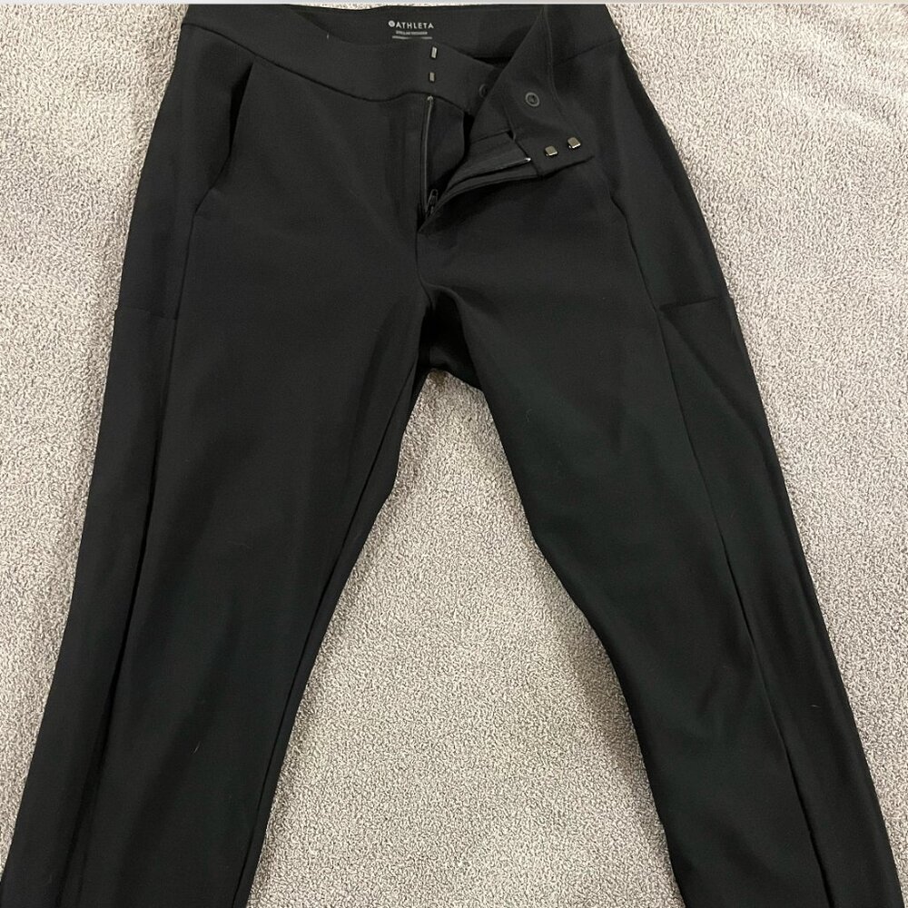 Athleta black active trousers
